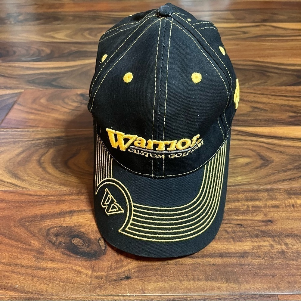 Warrior custom golf black baseball hat